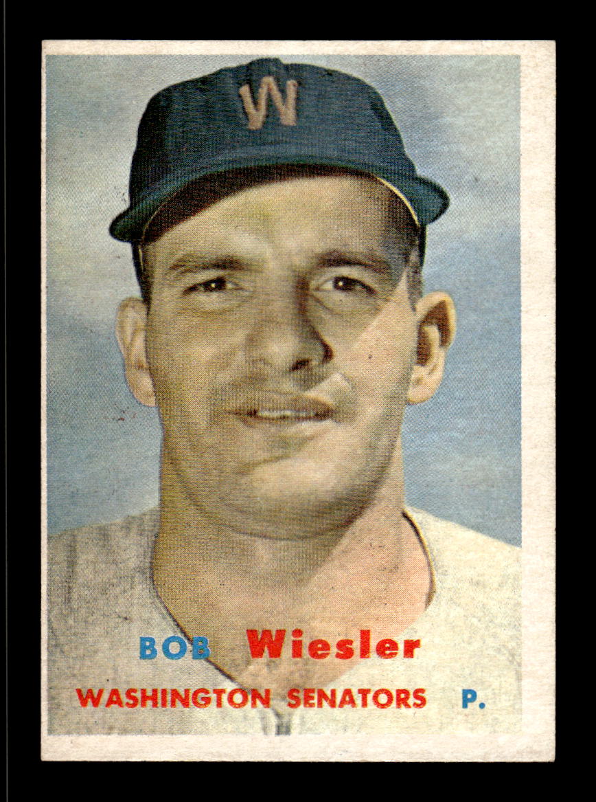 1957 Topps #126 Bob Wiesler Washington Senators EX HOF-10005554