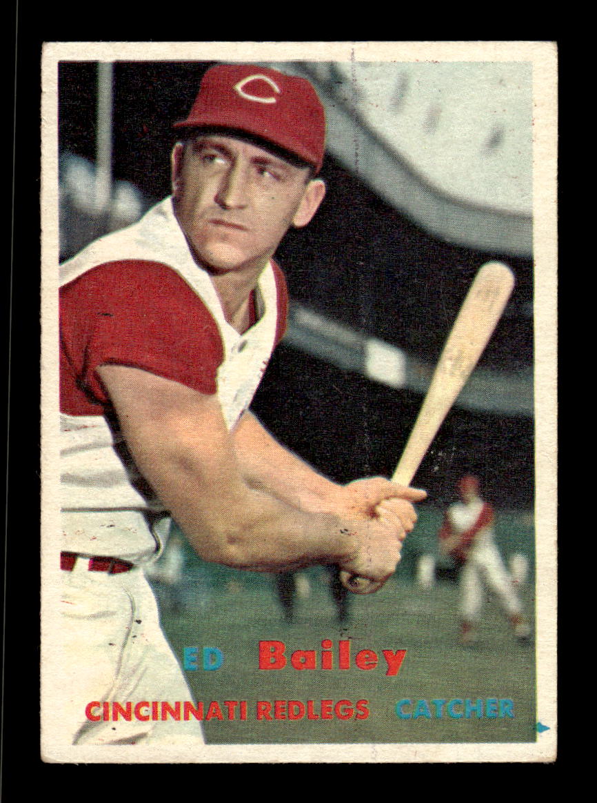 1957 Topps #128 Ed Bailey Cincinnati Redlegs EX HOF-10005555