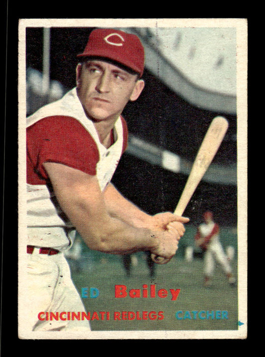 1957 Topps #128 Ed Bailey Cincinnati Redlegs EX HOF-10005555