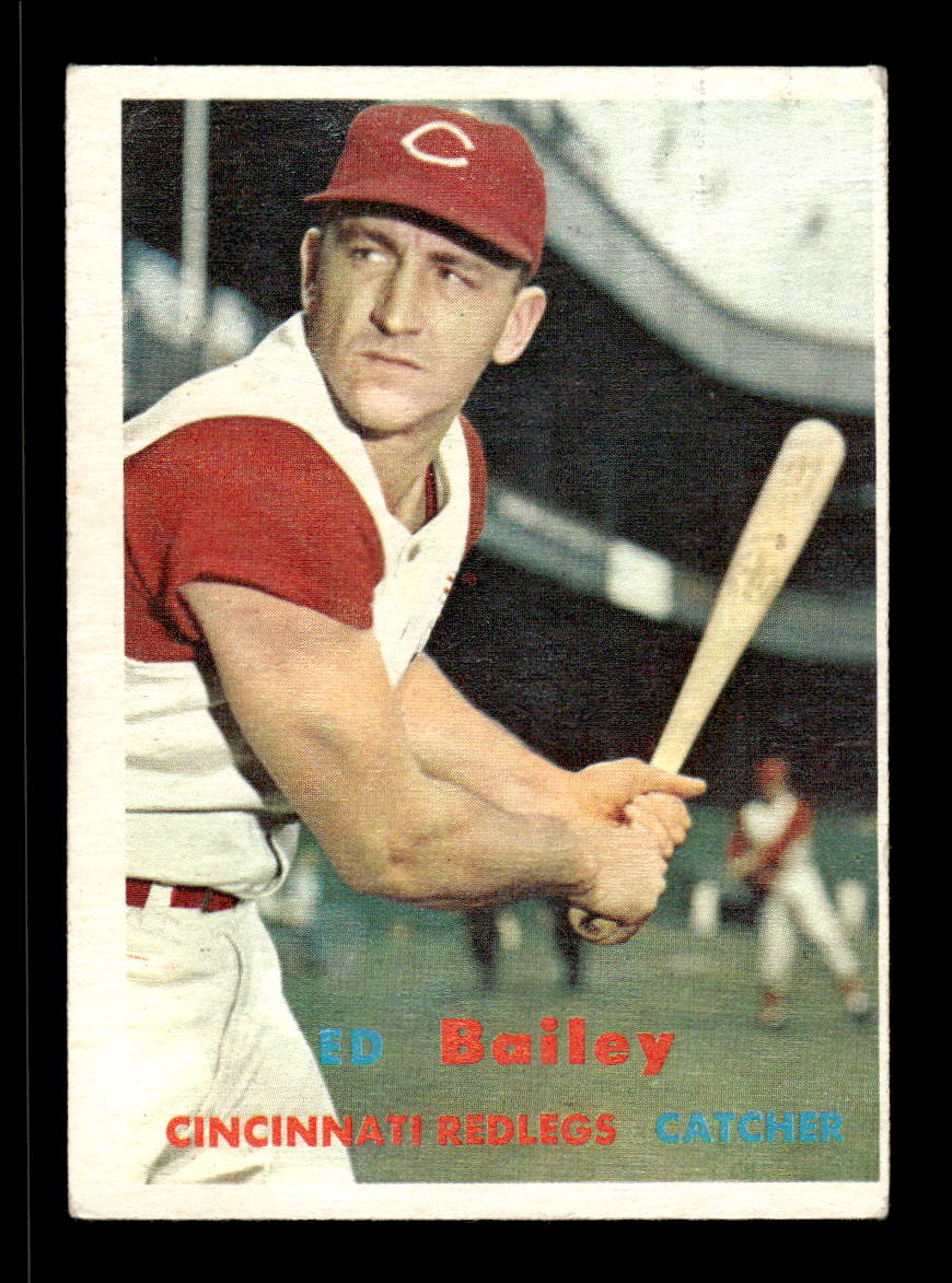 1957 Topps #128 Ed Bailey Cincinnati Redlegs EX HOF-10005556