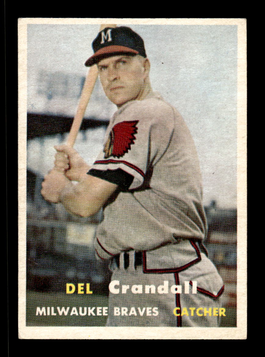 1957 Topps #133 Del Crandall Milwaukee Braves EX HOF-10005561