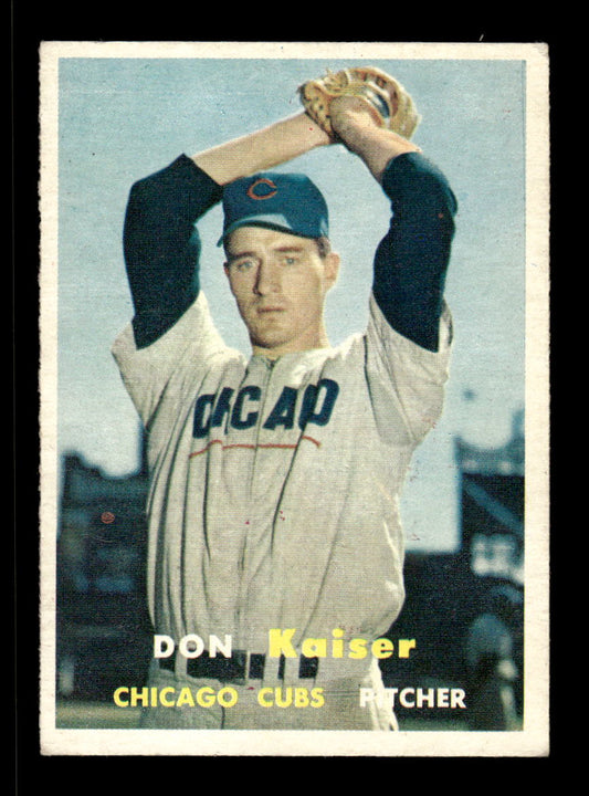 1957 Topps #134 Don Kaiser Chicago Cubs EX HOF-10005562