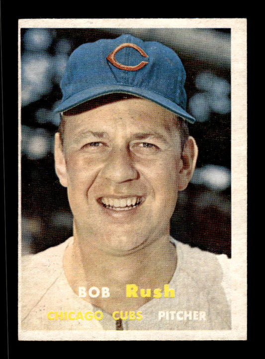 1957 Topps #137 Bob Rush Chicago Cubs EX HOF-10005564