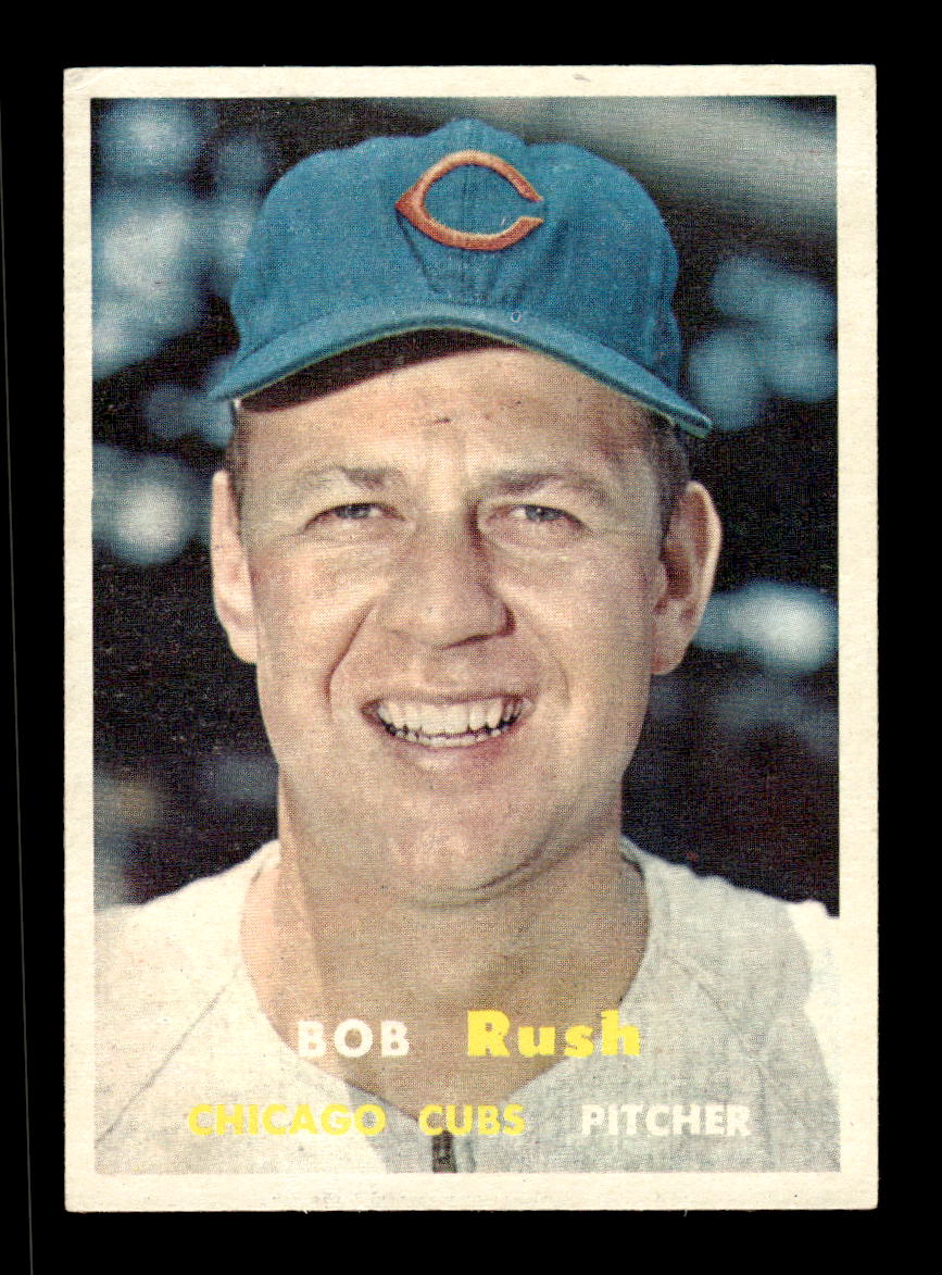 1957 Topps #137 Bob Rush Chicago Cubs EX HOF-10005565
