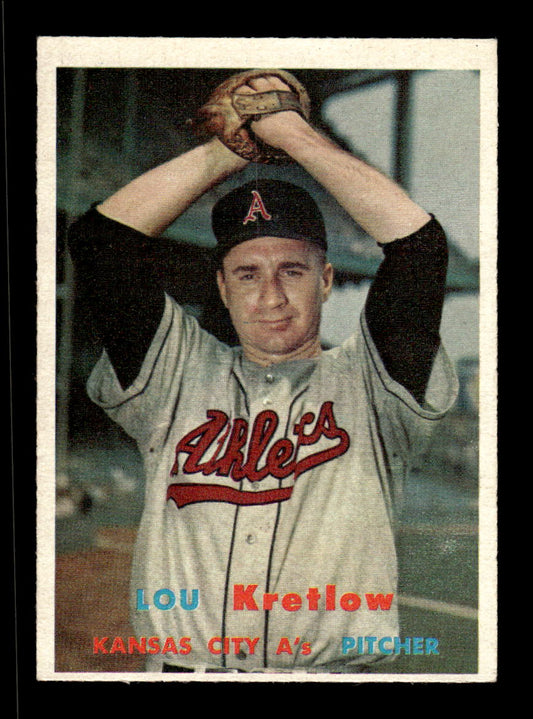 1957 Topps #139 Lou Kretlow Kansas City Athletics EX HOF-10005567