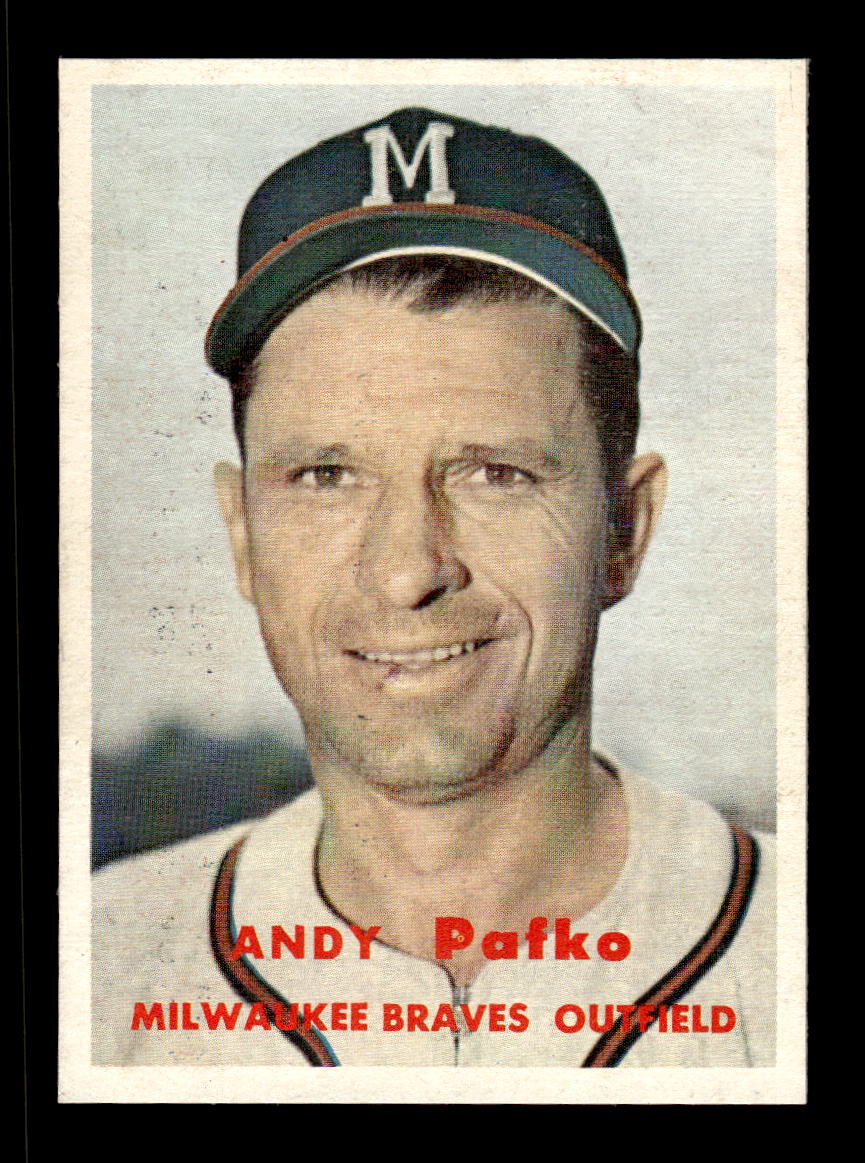 1957 Topps #143 Andy Pafko Milwaukee Braves EX HOF-10005571