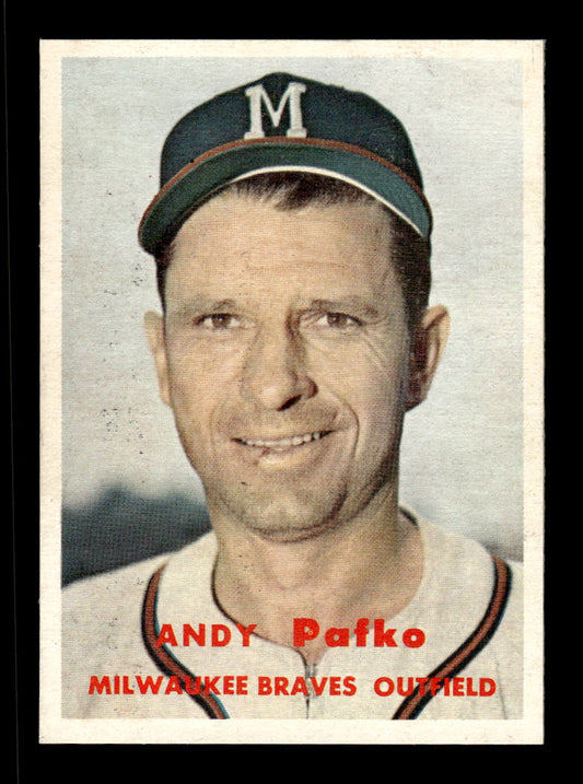 1957 Topps #143 Andy Pafko Milwaukee Braves EX HOF-10005571