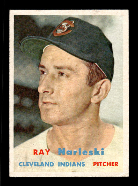 1957 Topps #144 Ray Narleski Cleveland Indians EX HOF-10005573