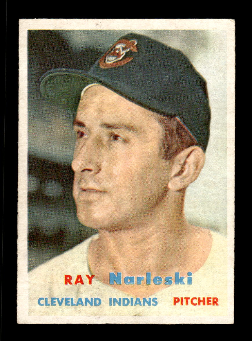 1957 Topps #144 Ray Narleski Cleveland Indians EX HOF-10005574