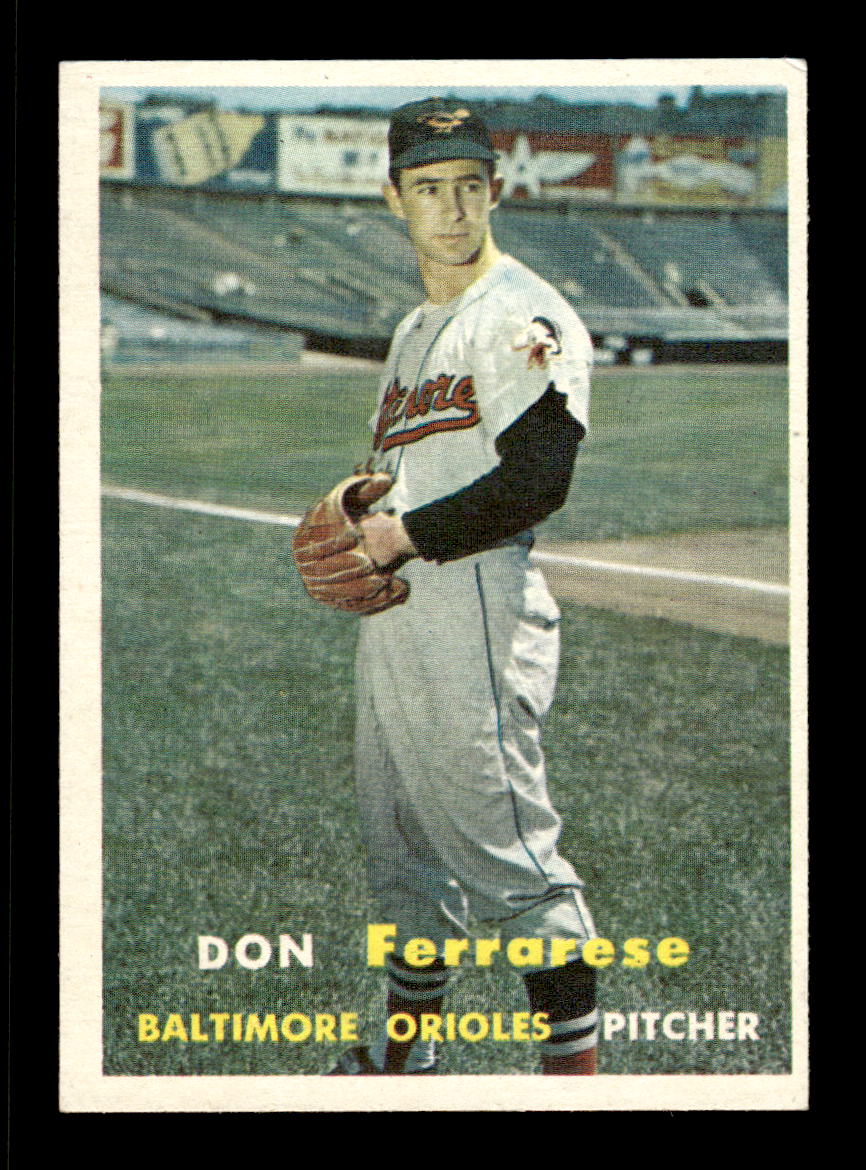 1957 Topps #146 Don Ferrarese Baltimore Orioles EX HOF-10005575