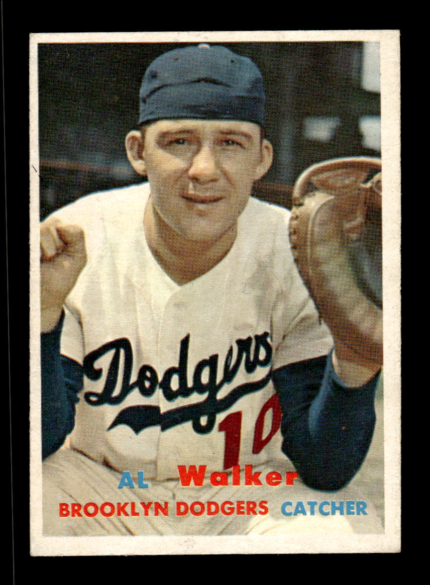 1957 Topps #147 Al Walker Brooklyn Dodgers EX HOF-10005577