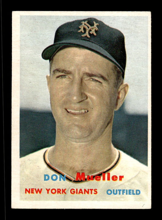 1957 Topps #148 Don Mueller New York Giants EX HOF-10005578