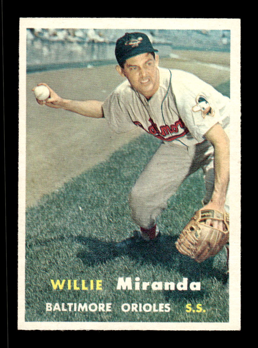 1957 Topps #151 Willie Miranda Baltimore Orioles EX HOF-10005582