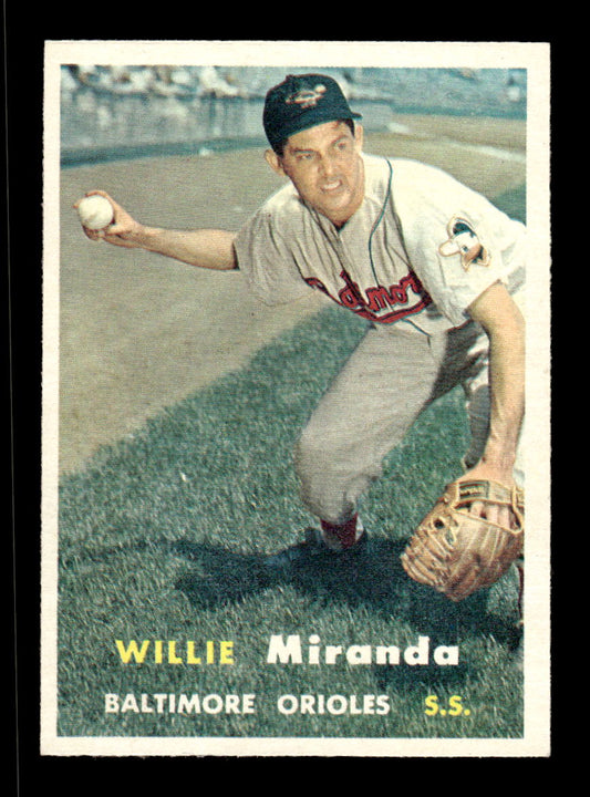1957 Topps #151 Willie Miranda Baltimore Orioles EX HOF-10005582