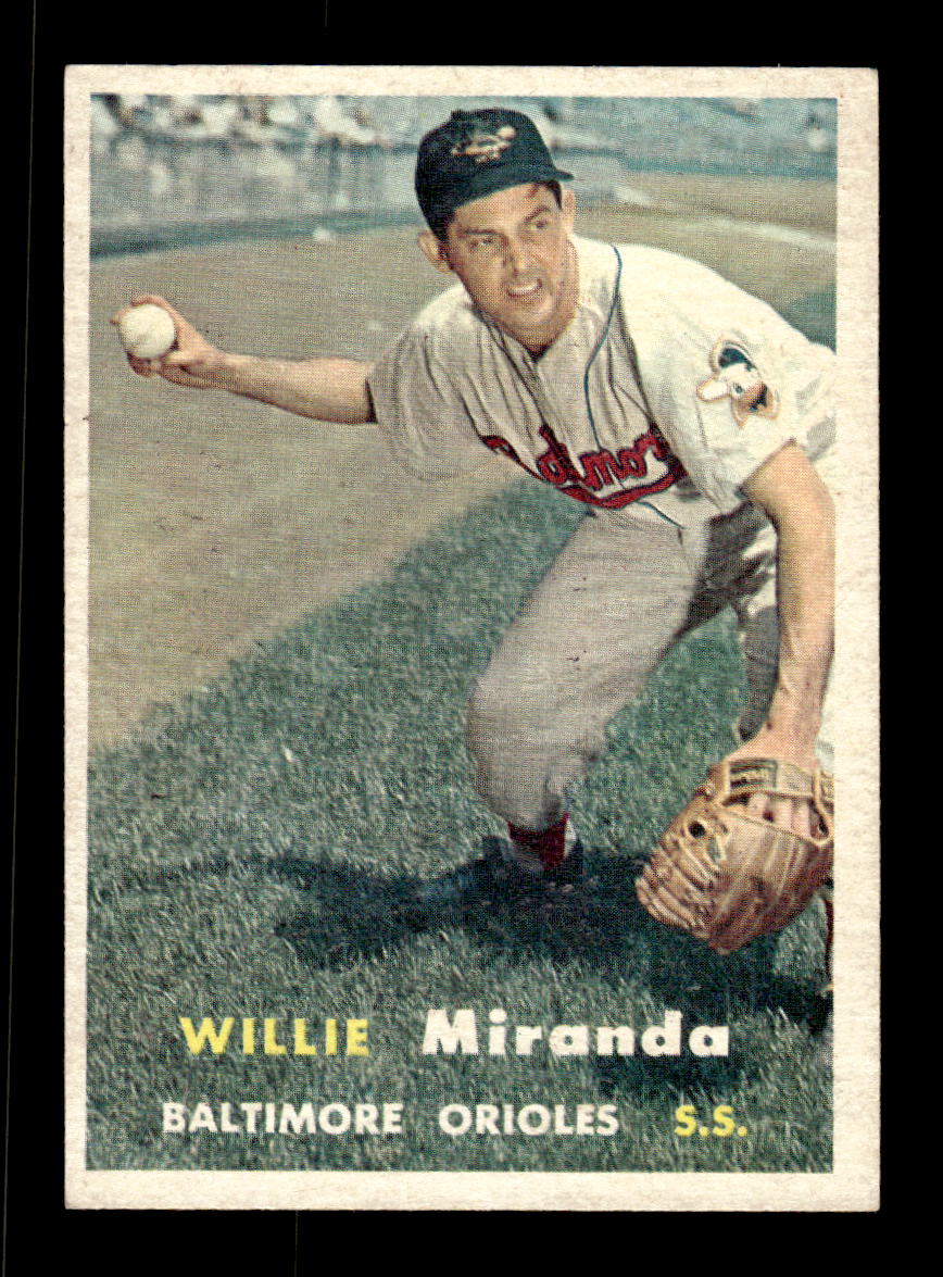 1957 Topps #151 Willie Miranda Baltimore Orioles EX HOF-10005584