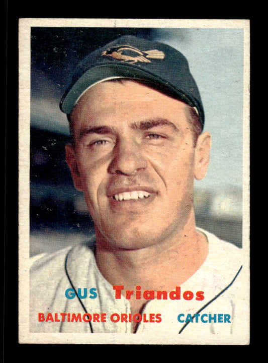 1957 Topps #156 Gus Triandos Baltimore Orioles EX HOF-10005587