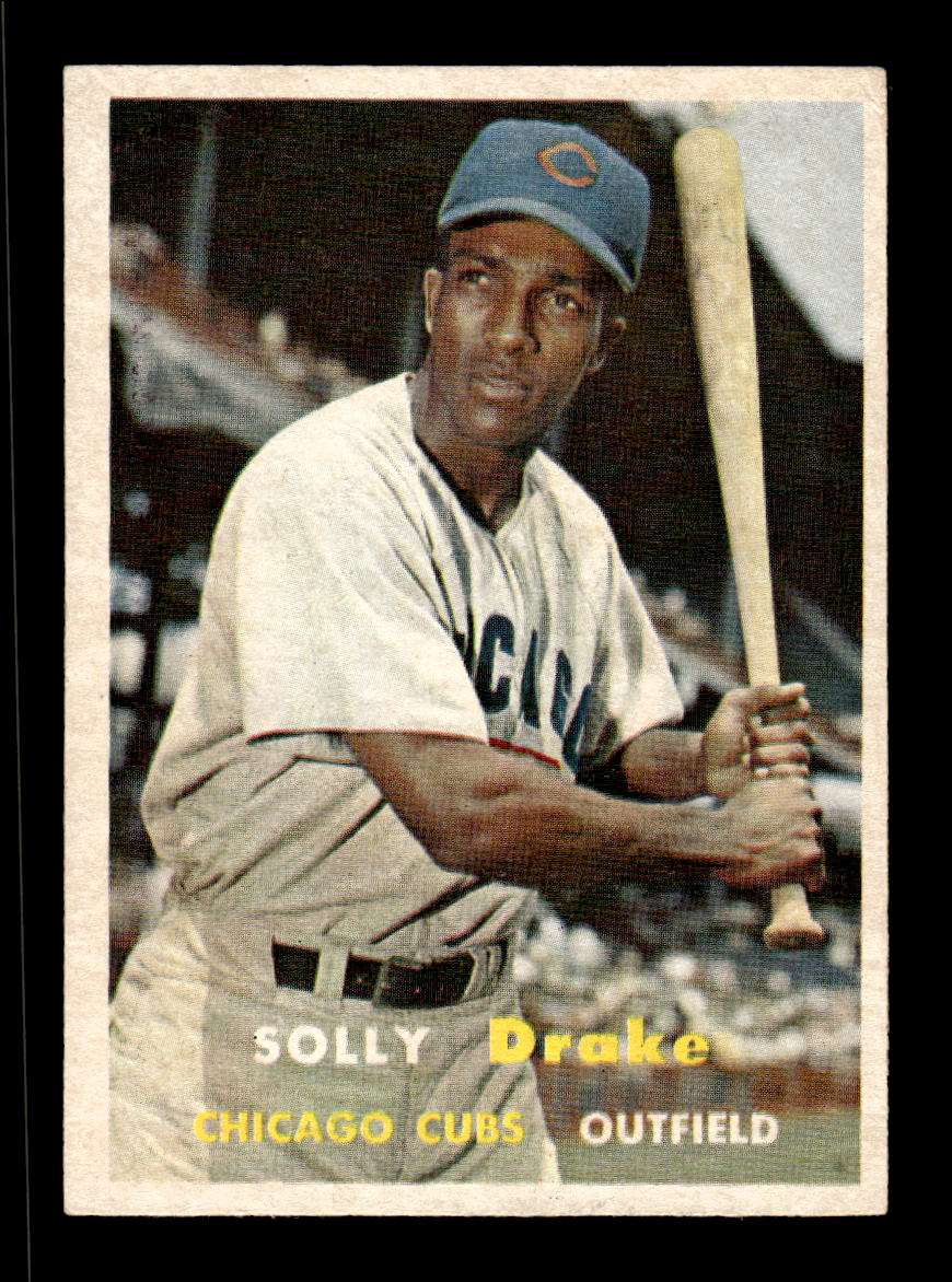 1957 Topps #159 Solly Drake Chicago Cubs EX HOF-10005590