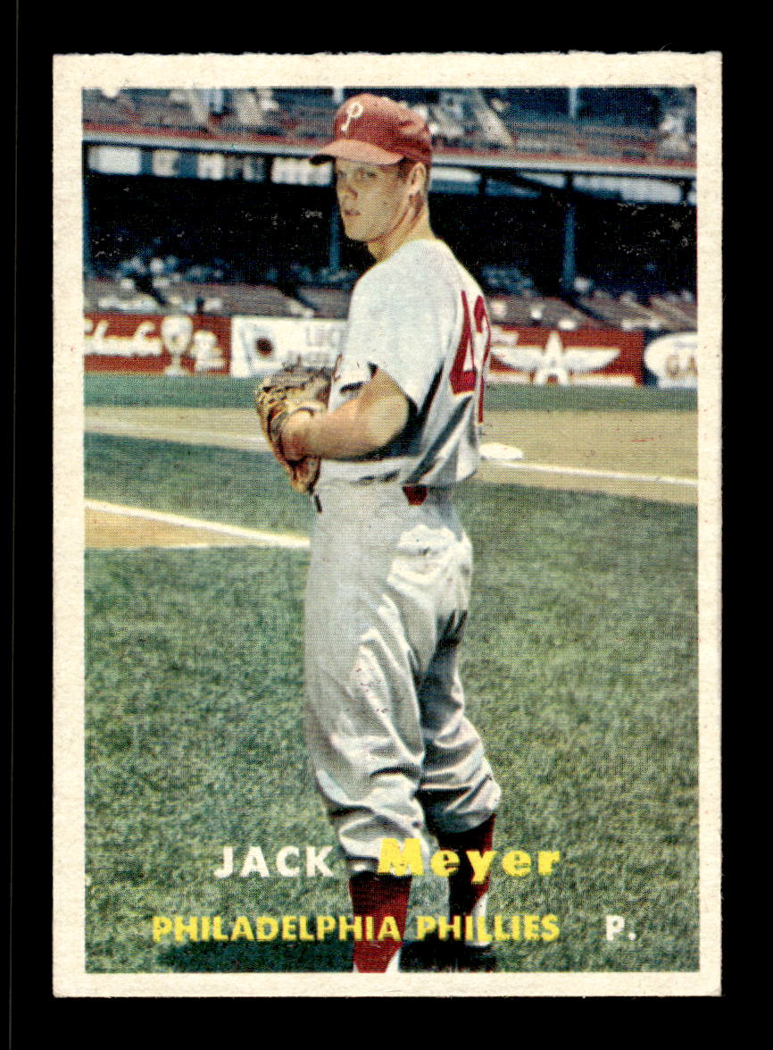 1957 Topps #162 Jack Meyer Philadelphia Phillies EX HOF-10005592