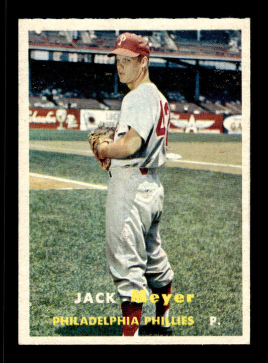 1957 Topps #162 Jack Meyer Philadelphia Phillies EX HOF-10005592