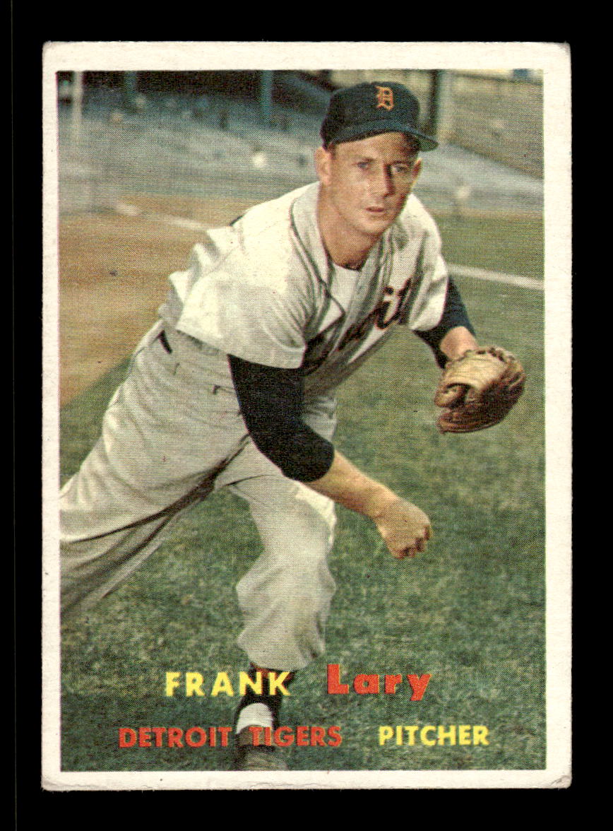 1957 Topps #168 Frank Lary Detroit Tigers EX HOF-10005596