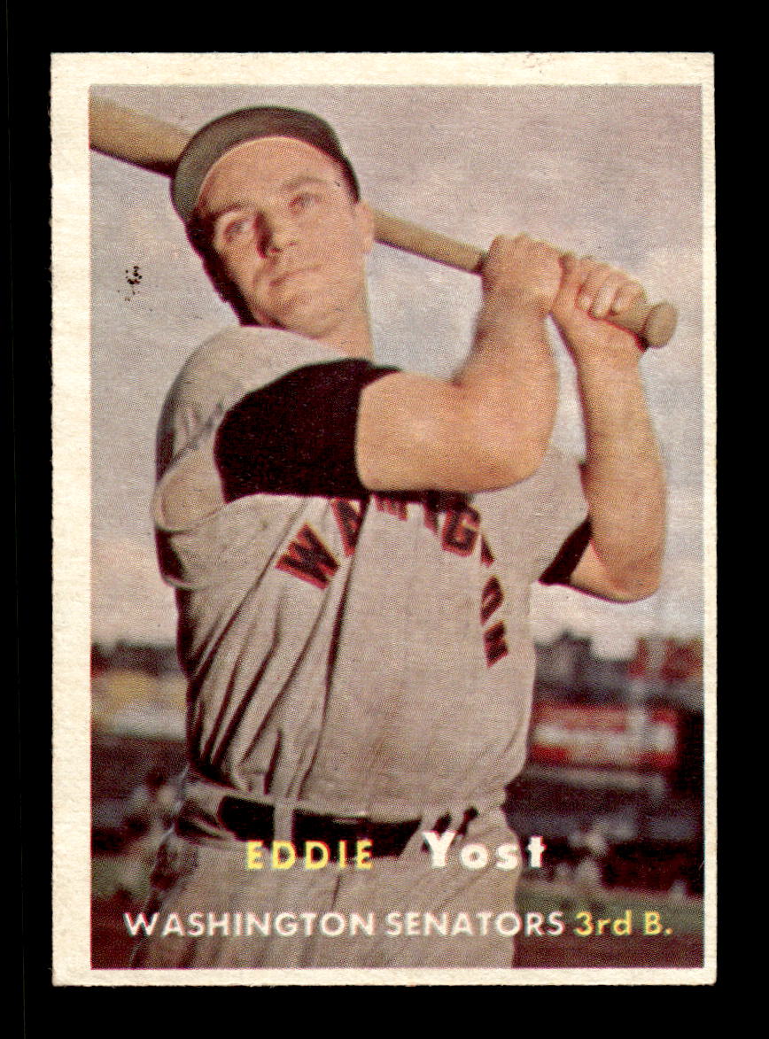 1957 Topps #177 Eddie Yost Washington Senators EX HOF-10005602