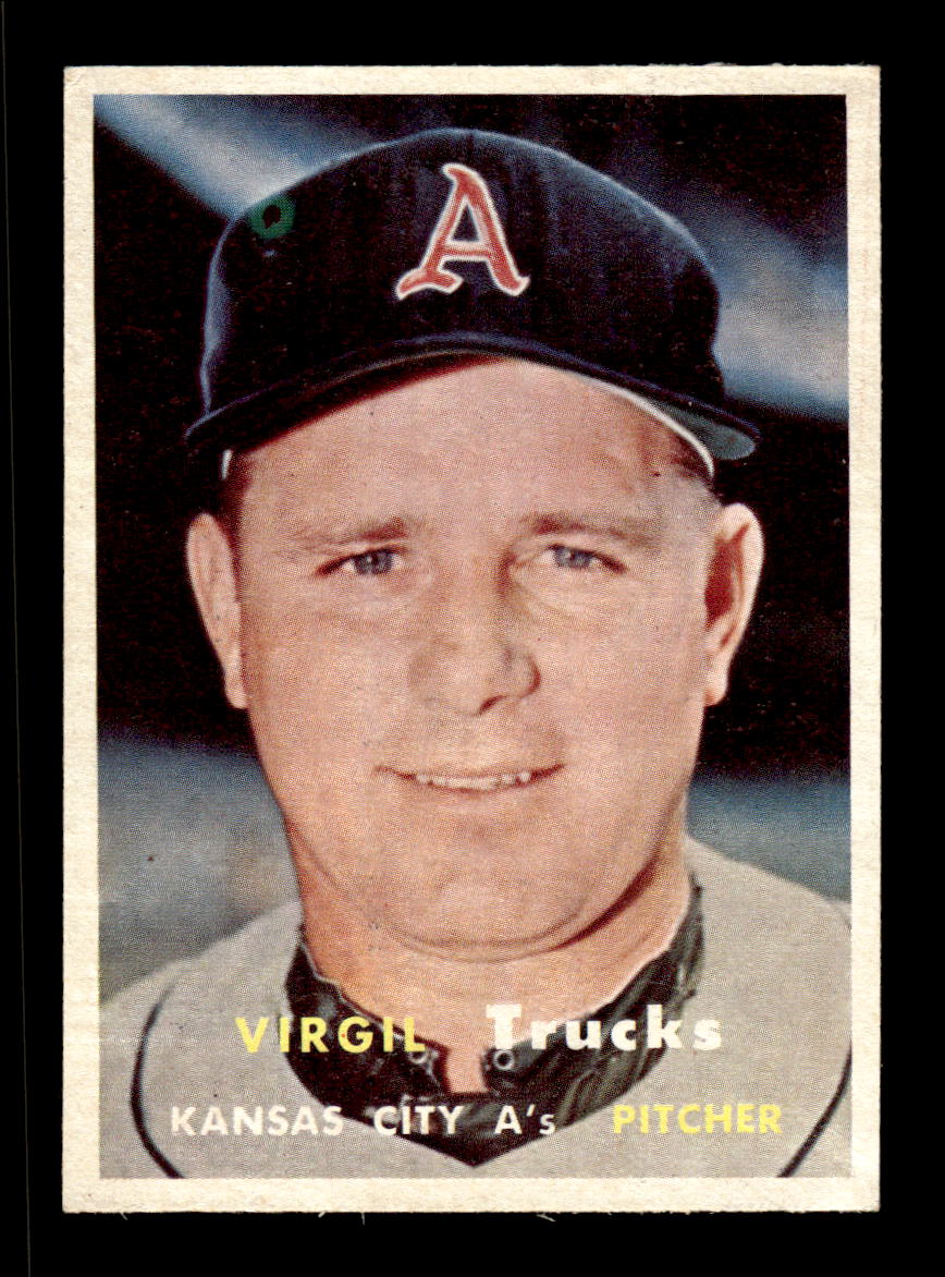 1957 Topps #187 Virgil Trucks Kansas City Athletics EX HOF-10005609