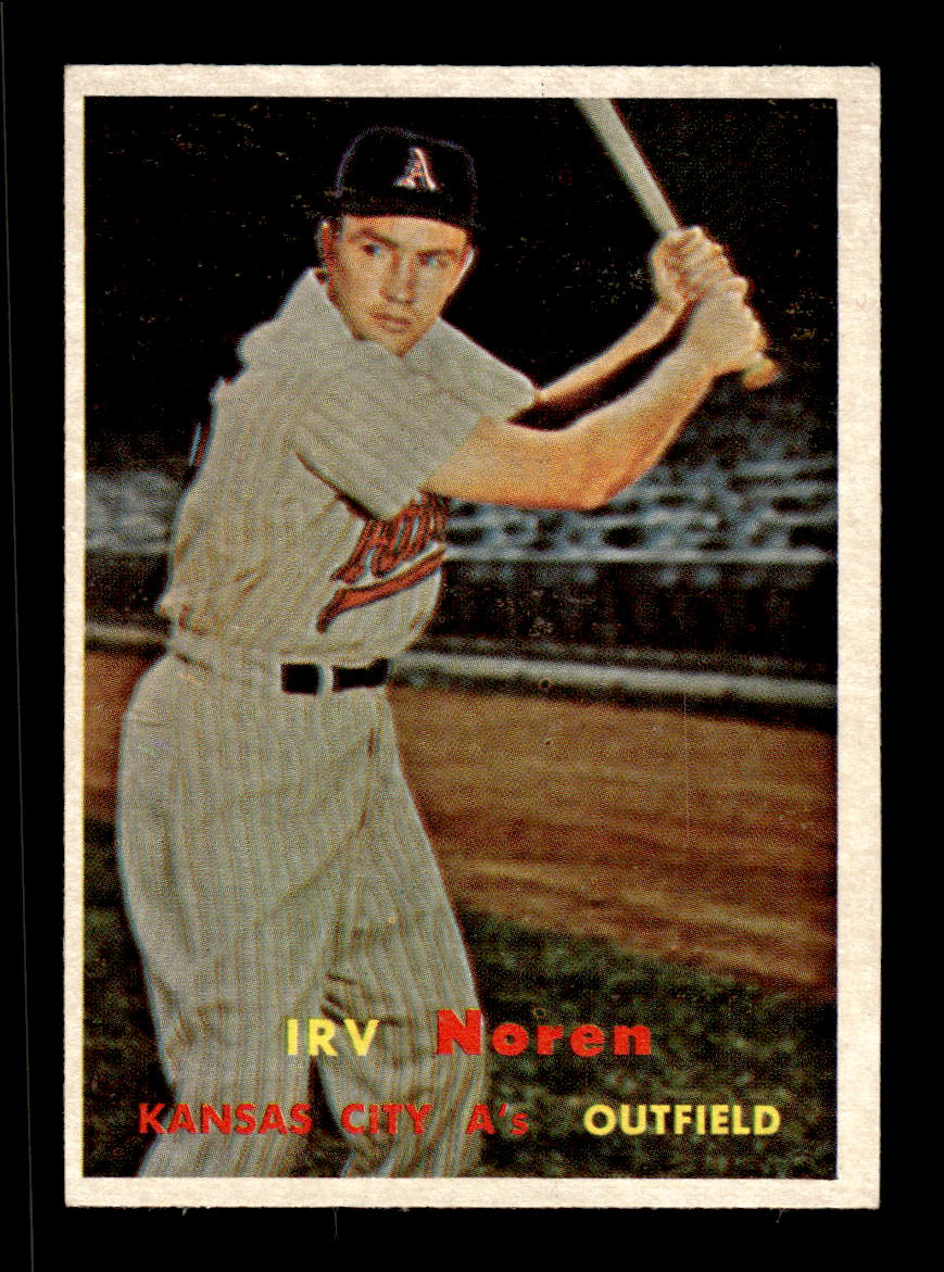1957 Topps #298 Irv Noren Kansas City Athletics EX HOF-10005619