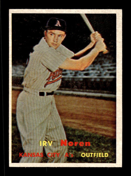 1957 Topps #298 Irv Noren Kansas City Athletics EX HOF-10005619