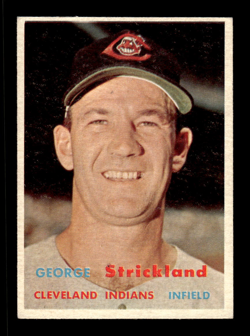 1957 Topps #263 George Strickland Cleveland Indians EX HOF-10005638