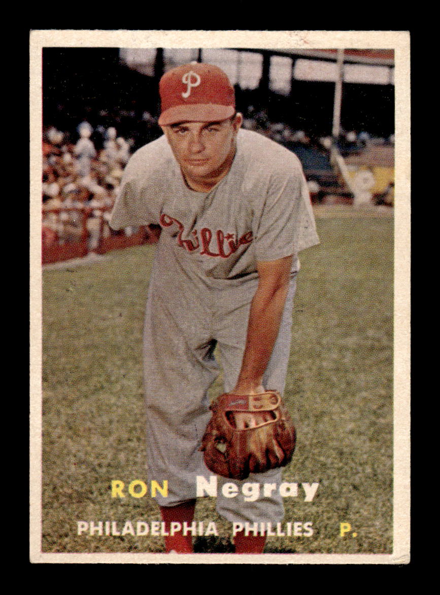 1957 Topps #254 Ron Negray Philadelphia Phillies EX HOF-10005645