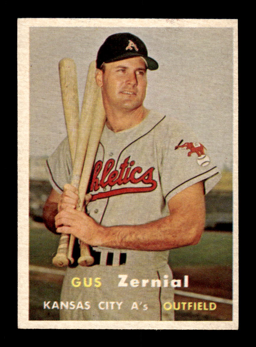 1957 Topps #253 Gus Zernial Kansas City Athletics EX HOF-10005646