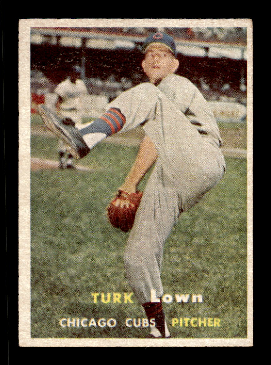 1957 Topps #247 Turk Lown Chicago Cubs EX HOF-10005650