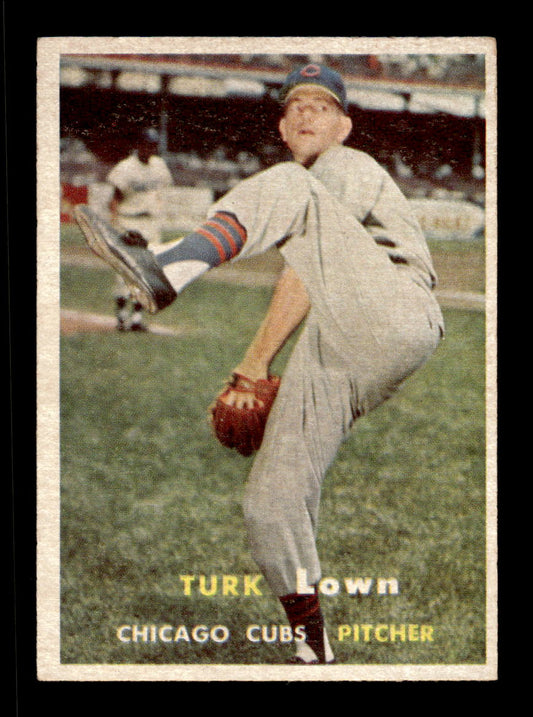 1957 Topps #247 Turk Lown Chicago Cubs EX HOF-10005650