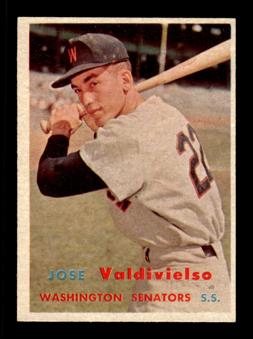 1957 Topps #246 Jose Valdivielso Washington Senators EX HOF-10005651