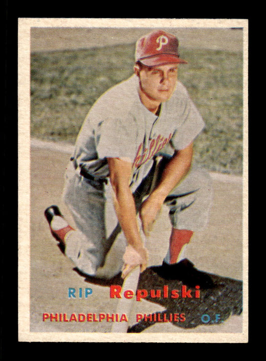 1957 Topps #245 Rip Repulski Philadelphia Phillies EX HOF-10005652