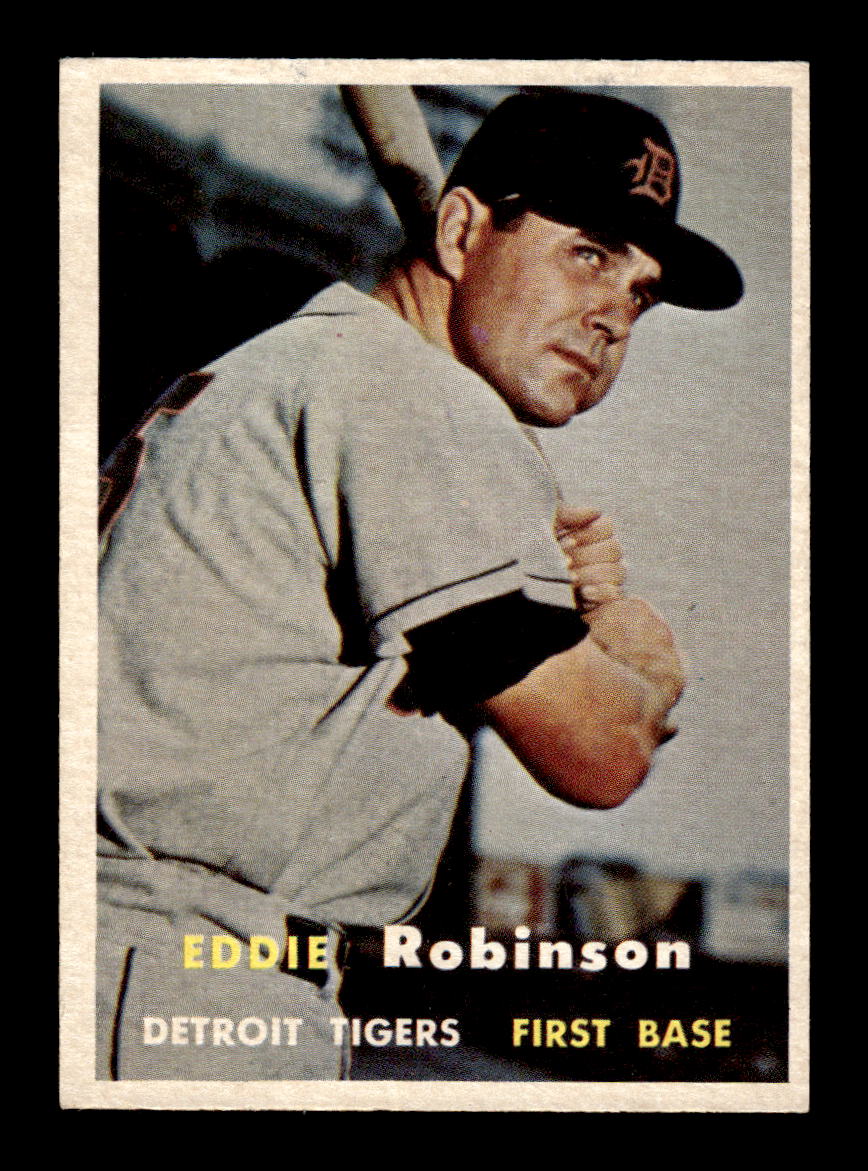 1957 Topps #238 Eddie Robinson Detroit Tigers EX HOF-10005656