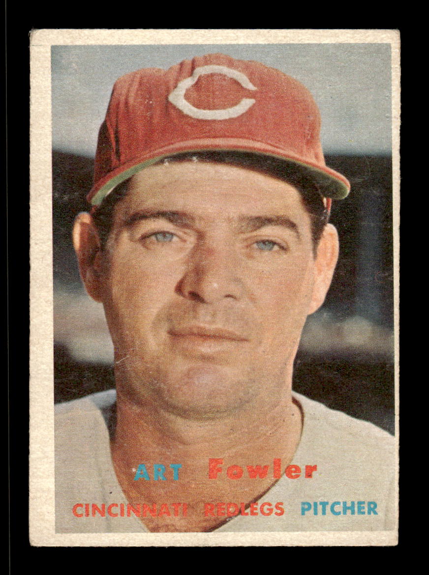 1957 Topps #233 Art Fowler Cincinnati Redlegs EX HOF-10005659