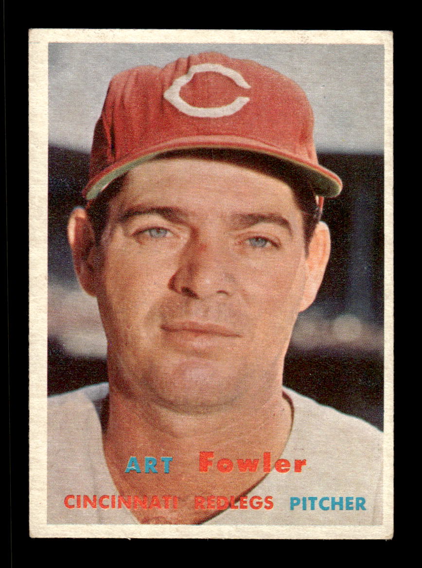 1957 Topps #233 Art Fowler Cincinnati Redlegs EX HOF-10005660