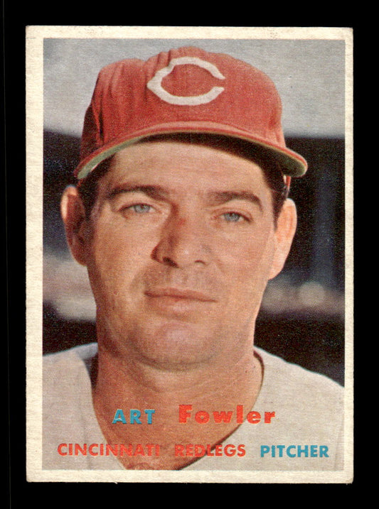 1957 Topps #233 Art Fowler Cincinnati Redlegs EX HOF-10005660