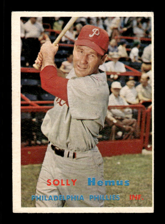 1957 Topps #231 Solly Hemus Philadelphia Phillies EX HOF-10005662