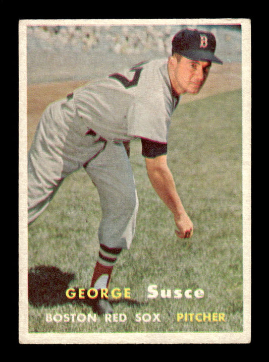 1957 Topps #229 George Susce Boston Red Sox EX HOF-10005664