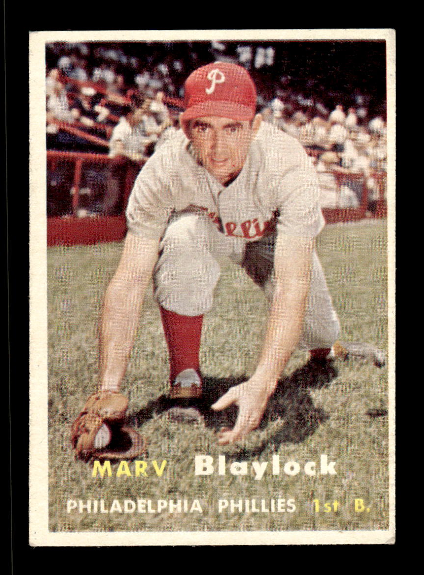 1957 Topps #224 Marv Blaylock Philadelphia Phillies EX HOF-10005668
