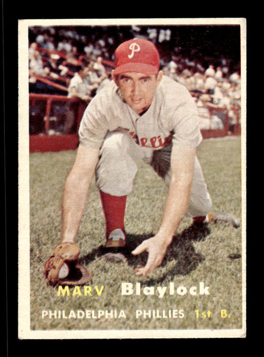 1957 Topps #224 Marv Blaylock Philadelphia Phillies EX HOF-10005668