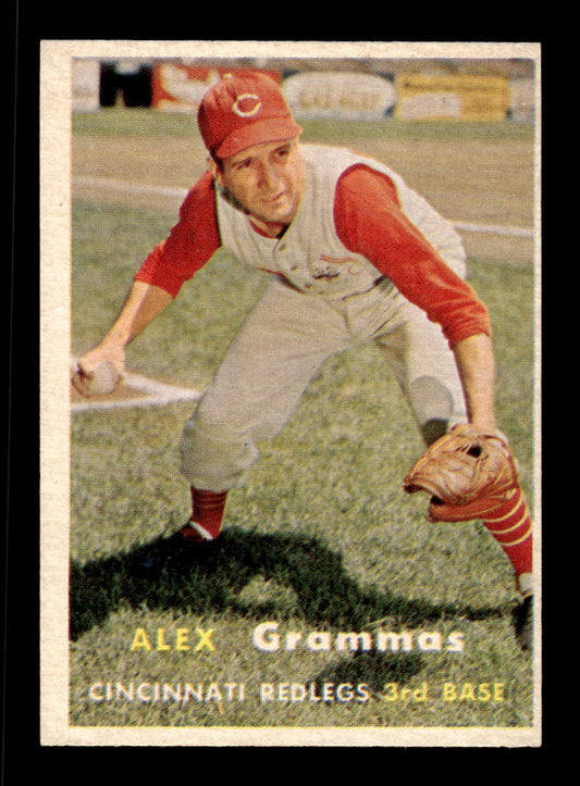 1957 Topps #222 Alex Grammas Cincinnati Redlegs EX HOF-10005671