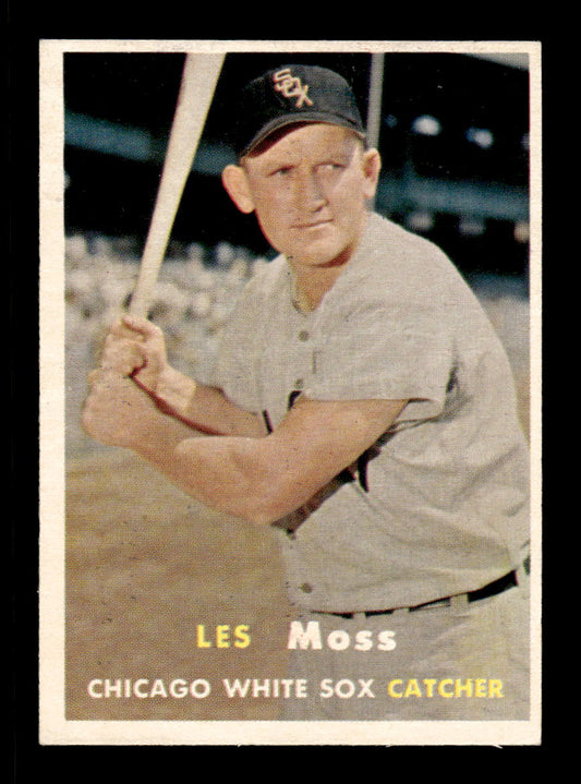 1957 Topps #213 Les Moss Chicago White Sox EX HOF-10005674
