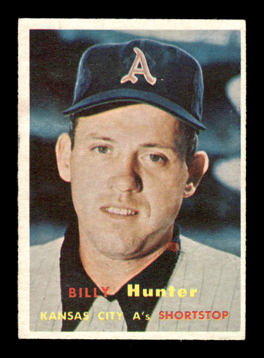 1957 Topps #207 Billy Hunter Kansas City Athletics EX HOF-10005676