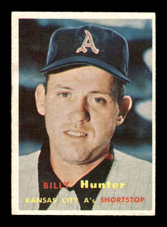 1957 Topps #207 Billy Hunter Kansas City Athletics EX HOF-10005676