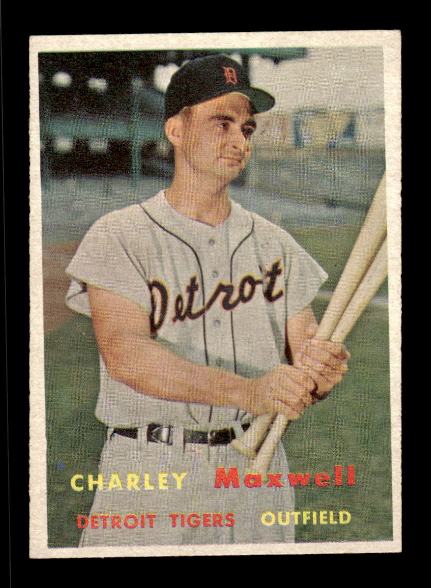 1957 Topps #205 Charley Maxwell Detroit Tigers EX HOF-10005678