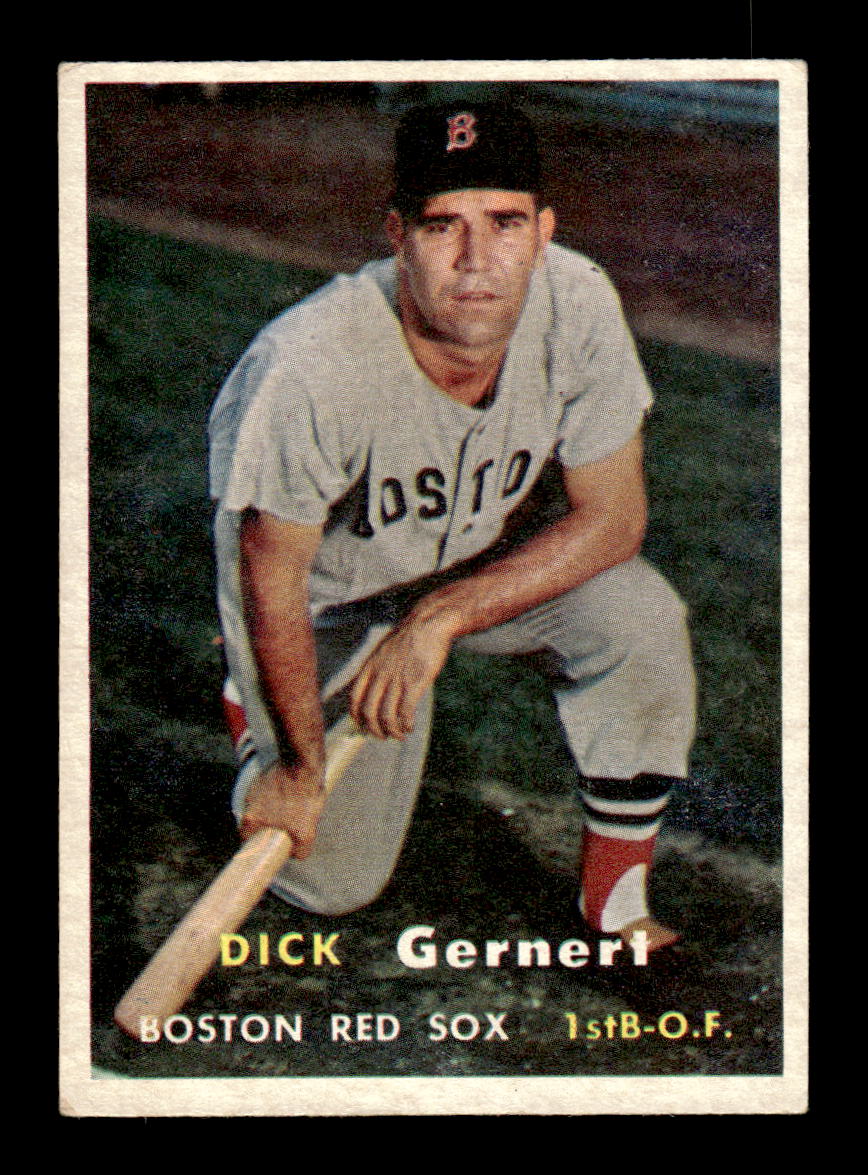 1957 Topps #202 Dick Gernert Boston Red Sox EX HOF-10005682