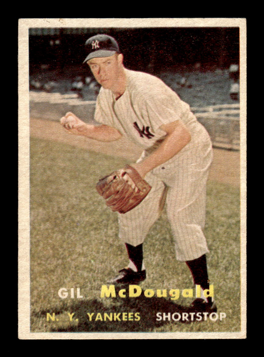 1957 Topps #200 Gil McDougald New York Yankees EX HOF-10005683